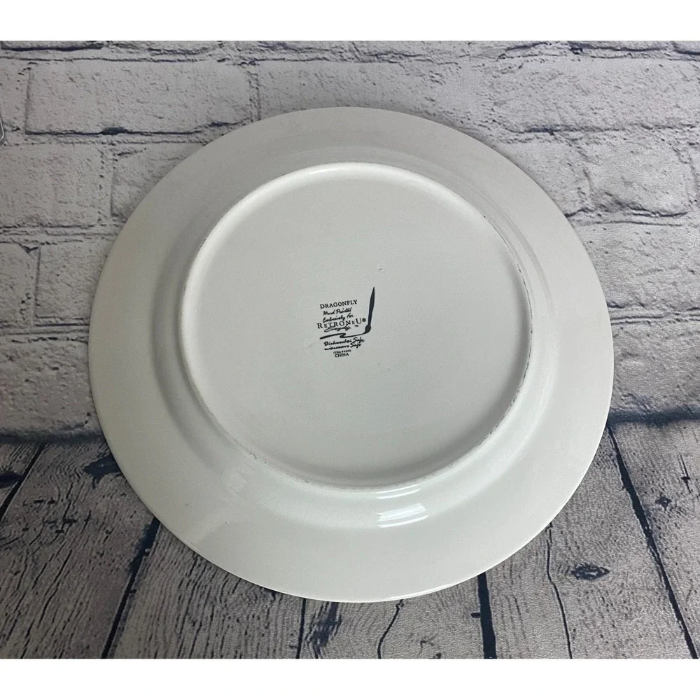 Vintage‎ Retroneu Everyday Orange Dragonfly 4250 Hand Painted 11